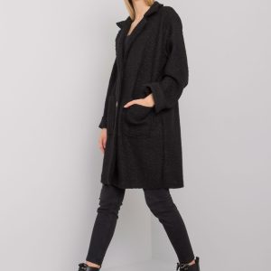 Black coat with pockets Polli OCH BELLA