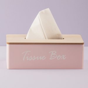 Pink Tissue Container