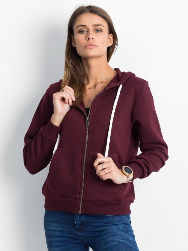 Burgundy Warmth sweatshirt