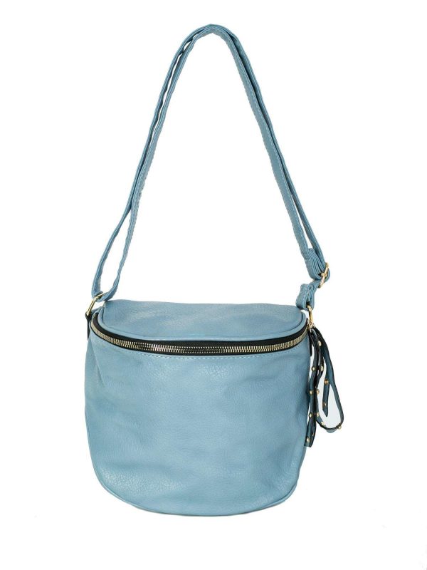 Blue eco leather bag