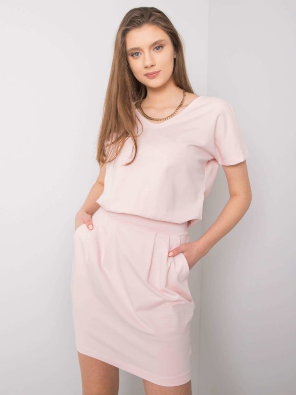 Pale pink casual dress Aimee RUE PARIS