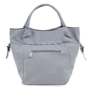 Grey shopper bag