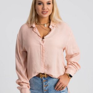 Pale pink plus size shirt Jane RUE PARIS