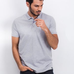 Gray Coastal Polo Shirt