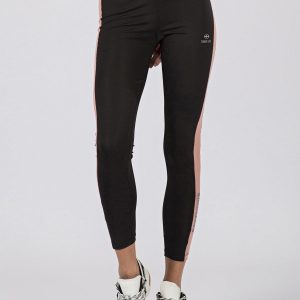 TOMMY LIFE Sport leggings black and pink