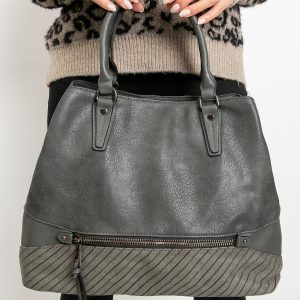 Dark Grey City Handbag