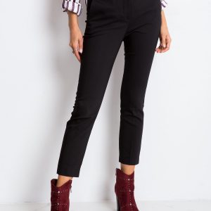 RUE PARIS Black pants Chic