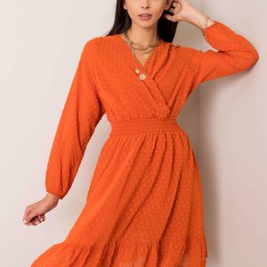 Orange dress Fabiola RUE PARIS