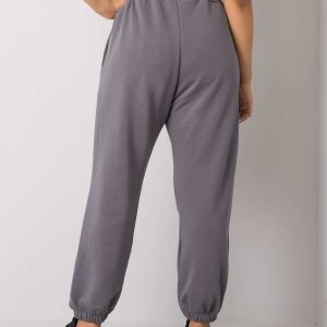 Dark Grey Plus Size Basic Ainhoa Sweatpants