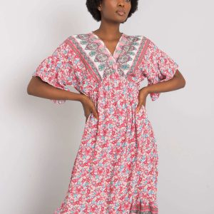 Dirty pink patterned Selkie dress