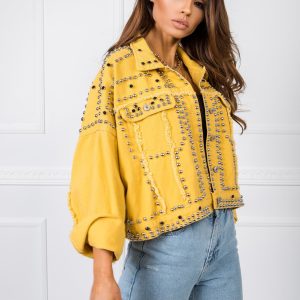 Rocky Yellow Denim Jacket