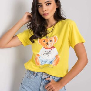 Yellow Cotton T-Shirt Mabelle