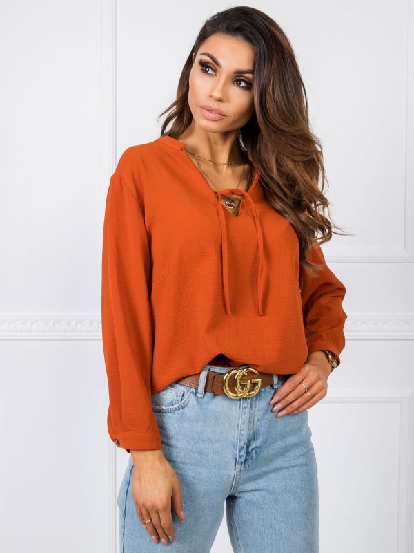 Brick blouse Henrietta RUE PARIS