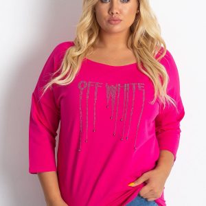 Fuchsia plus size blouse Stories