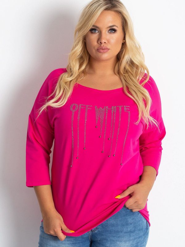 Fuchsia plus size blouse Stories