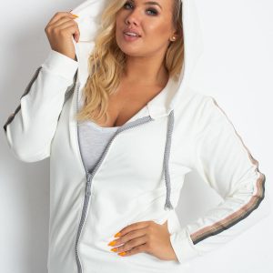 White plus size sweatshirt Apear