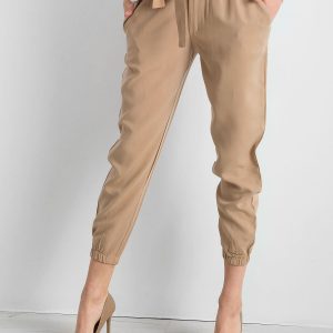 Women's Beige Joggers