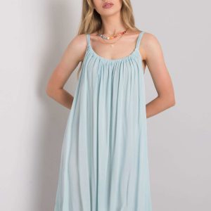 Mint dress with straps Polinne OCH BELLA