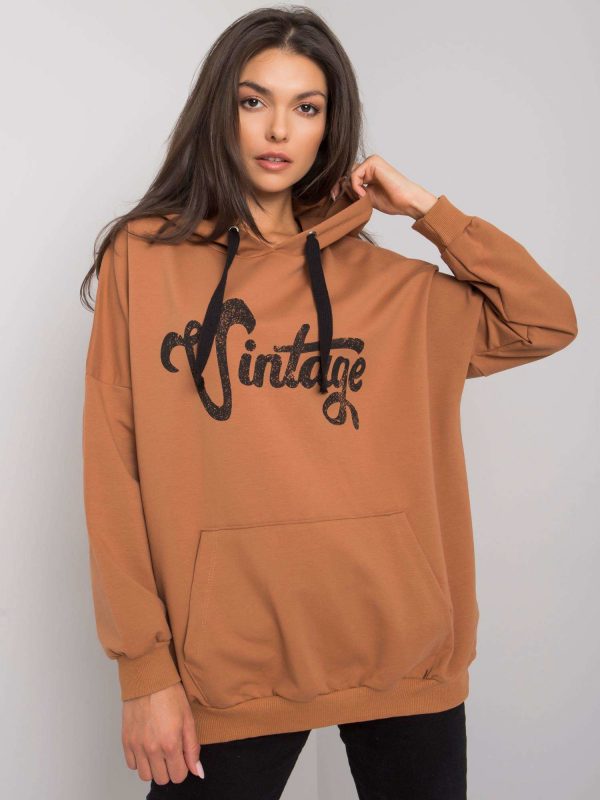 Anahita light brown kangaroo sweatshirt