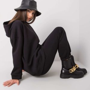 Dillon's Black Two-Piece Tracksuit Set