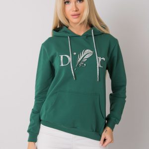 Dark Green Kangaroo Hoodie Sheridan