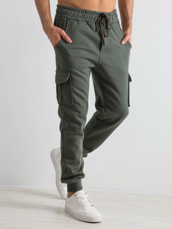 Khaki sweatpants for men Enduring