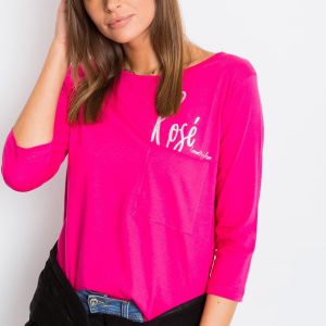 Dark pink blouse Relax