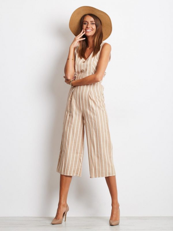 Beige Gobi Jumpsuit