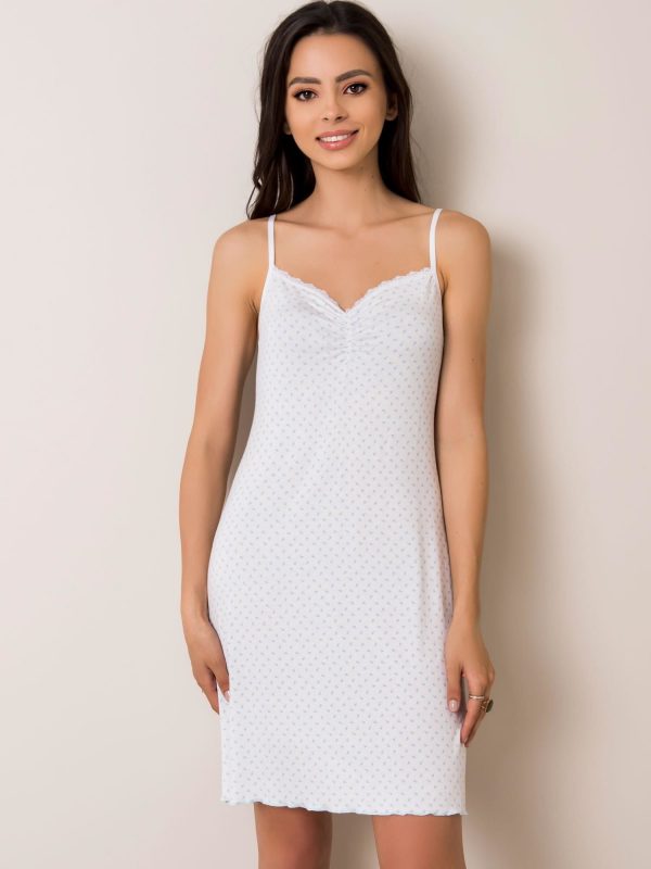 White and blue nightdress Tina