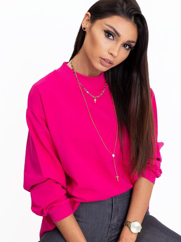 Fuchsia Twist Sweatshirt