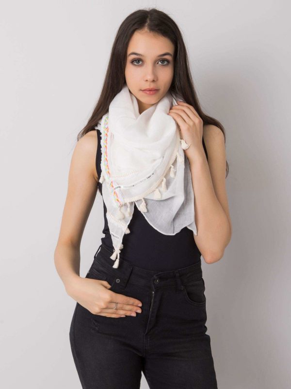 White sling with decorative trim