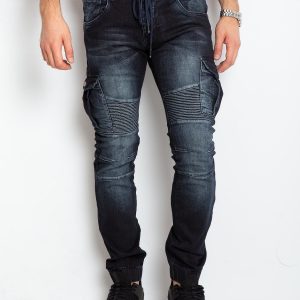 Navy blue Bronx jeans