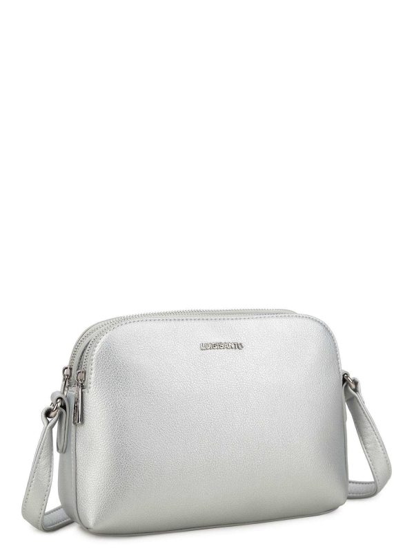 Silver women's handbag LUIGISANTO