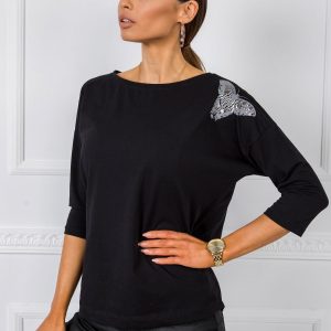 Vera black blouse