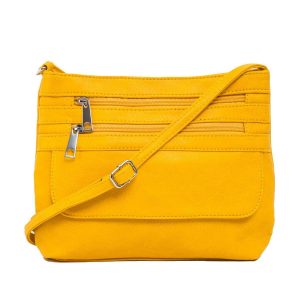 Yellow Eco Leather Handbag