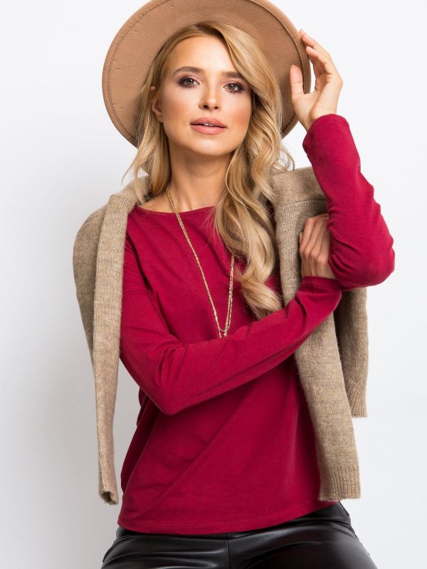 Burgundy Heaven blouse