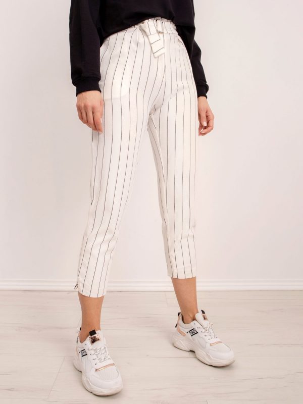 BSL White Striped Pants