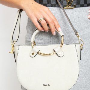 Beige Leather Handbag