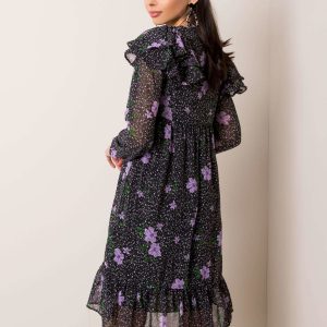 Ray RUE PARIS black and purple dress