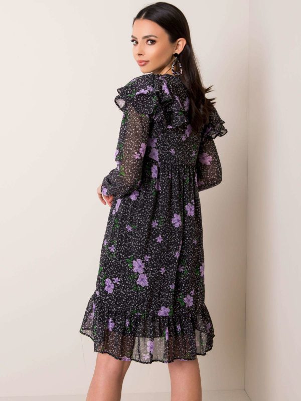 Ray RUE PARIS black and purple dress