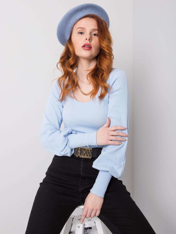 Blue Casual Blouse Elsie RUE PARIS