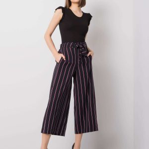 Navy blue trousers Valerie RUE PARIS