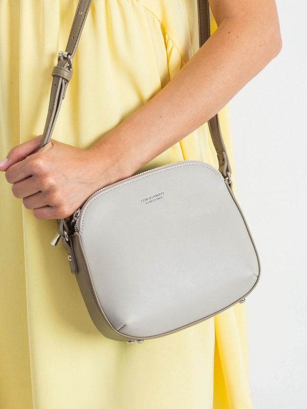 Grey-khaki shoulder bag