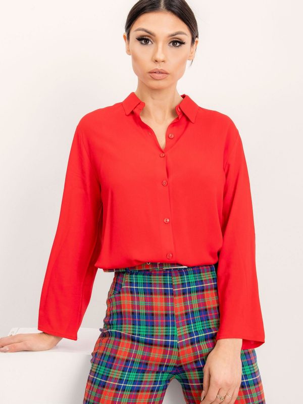 RUE PARIS Red shirt Devay