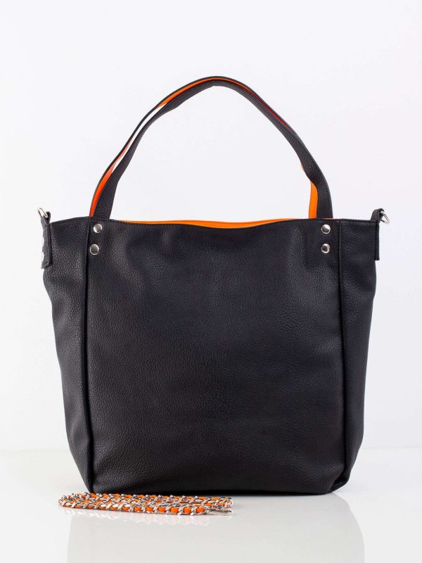 Black Large Shoulder Bag