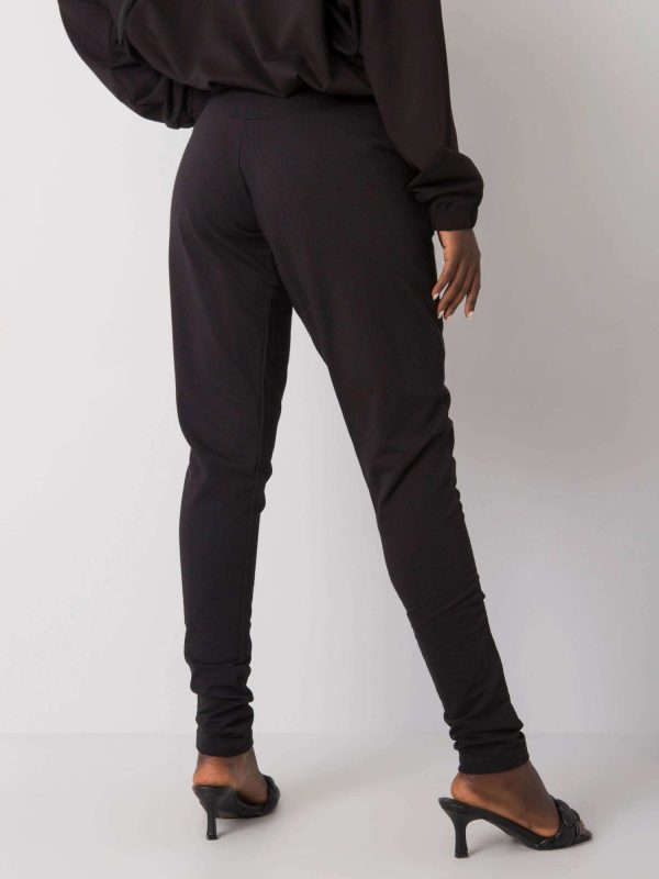 Black sweatpants with binding Arantaxa