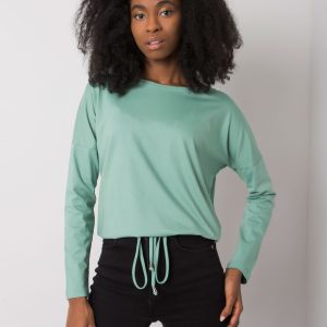 Carla's pistachio blouse