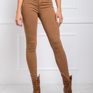 Clementine RUE PARIS light brown trousers