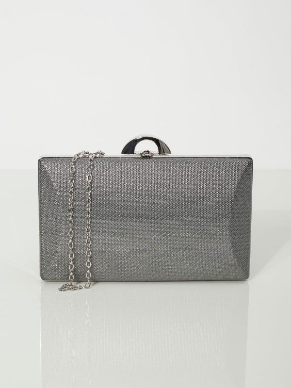 Grey Formal Handbag