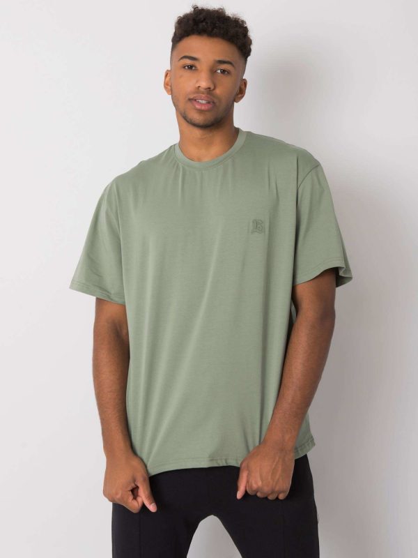 Khaki T-shirt for men's cotton Archer LIWALI